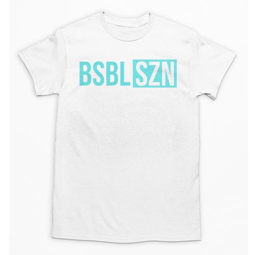 BSBL SZN Baseball Season Game Day Boys Girls Youth Premium Tri-Blend Unisex T-Shirt - Sportilla
