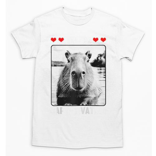 Capybara Love Valentines Day Cute Animal Hearts Raglan Baseball Tee Unisex T-Shirt - Sportilla