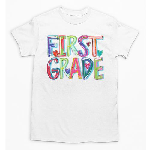 First Grade Back To School Happy First Day Of School Unisex T-Shirt - Savourry