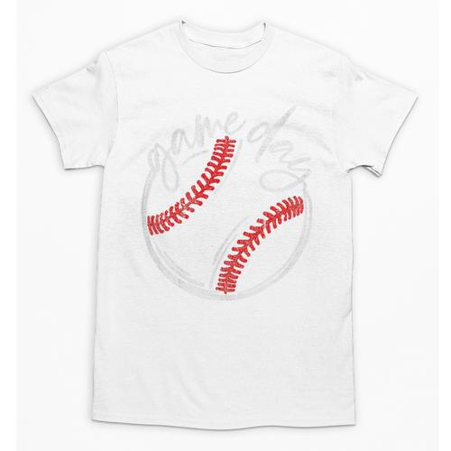 Game Day Baseball Baseball Lovers Softball Life Mom Premium Tri-Blend Unisex T-Shirt - Sportilla
