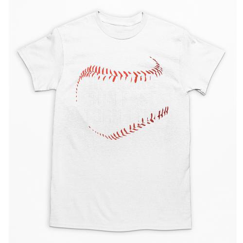 Hit Hard Run Fast Turn Left Baseball Player & Fan Premium Tri-Blend Unisex T-Shirt - Sportilla