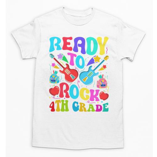 Im Ready To Rock 4th Grade Back To School 4th Grade Guitar Performance Unisex T-Shirt - Savourry