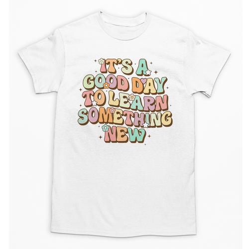 It's A Good Day To Learn Something New Retro Back To School Premium Tri-Blend Unisex T-Shirt - Savourry