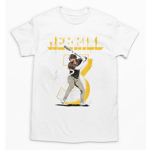 Jackson Merrill San Diego MLB Baseball Player MLBJME201M Unisex T-Shirt - Sportilla