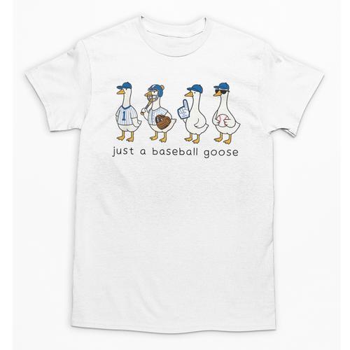 Just a Baseball GooseLife Is Better With Geese On Your Team Unisex T-Shirt - Sportilla