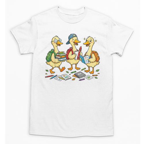 Kindergarten 1st Grade Goose Back To School Boys Unisex T-Shirt - Savourry