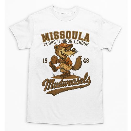 Missoula Mudweasels Retro Minor League Baseball Unisex T-Shirt - Sportilla