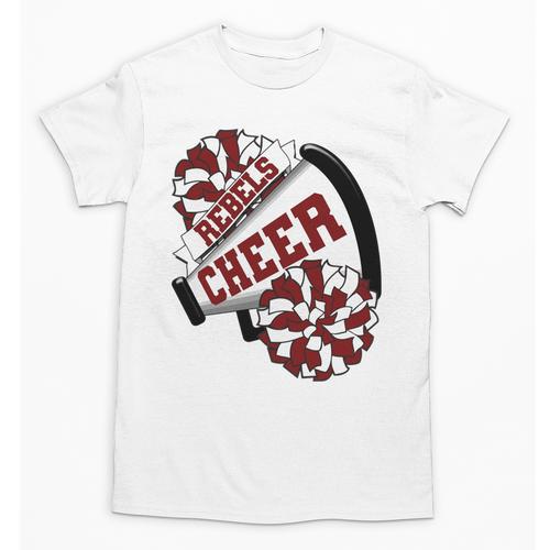Rebels Cheer Back To School Cheerleading Spirit M Performance Unisex T-Shirt - Savourry