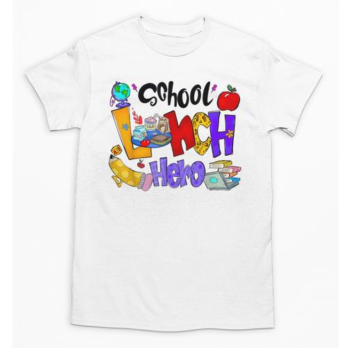 School Lunch Hero Cafeteria Squad Workers Back To School Unisex T-Shirt - Savourry