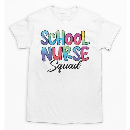 School Nurse Squad Tie Dye Back To School Appreciation Unisex T-Shirt - Savourry