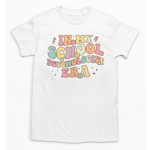 In My School Psychologist Era Retro Back To School Counselor Unisex T-Shirt - Savourry