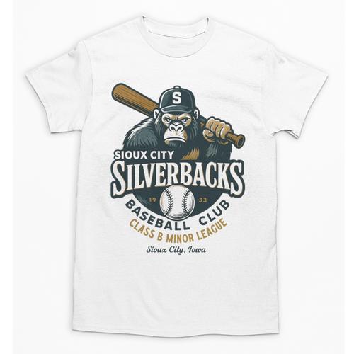 Sioux City Silverbacks Retro Minor League Baseball Unisex T-Shirt - Sportilla