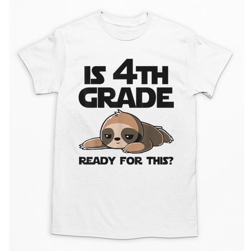 Sloth Is 4th Grade Ready For This Back To School Unisex T-Shirt - Savourry
