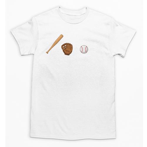 Sports Math Equation Baseball Bat Ball Glove Graphic Teacher Unisex T-Shirt - Sportilla