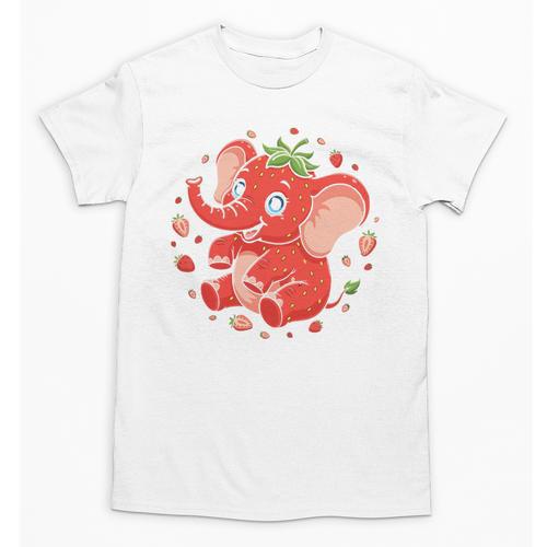 Strawberry Elephant Italian Brainrot Meme Back To School Premium Tri-Blend Unisex T-Shirt - Savourry