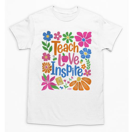 Teach Love Inspire Back To School Unisex T-Shirt - Savourry