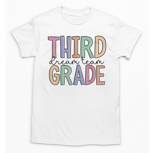 Third Grade Dream Team Back To School 3rd Grade Unisex T-Shirt - Savourry