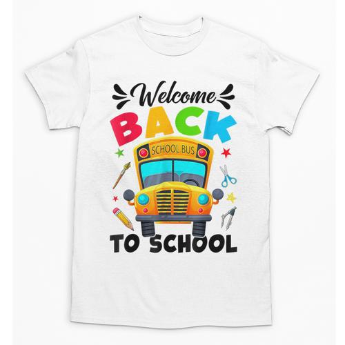 Welcome Back To School Outfit School Bus Driver Unisex T-Shirt - Savourry