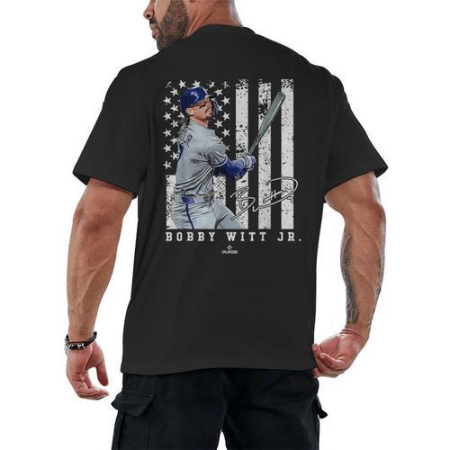 Show Your Pride Bobby WITT Jr Kansas City Baseball MLBPA Men's Back Print T-Shirt - Sportilla