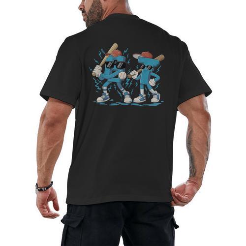 Six Seven Bruh Baseball 67 Meme For Men Boy Kids Men's Back Print T-Shirt - Sportilla