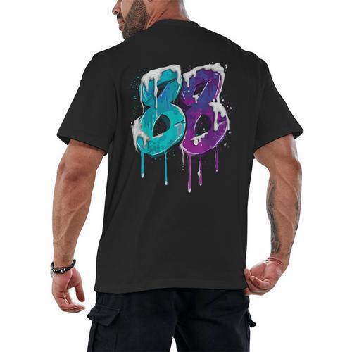 Vintage Baseball 88 Number Men's Back Print T-Shirt - Sportilla