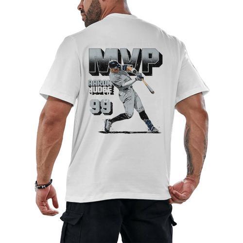 Aaron Judge New York Y Baseball 2025 AL MVP MLBAJMVPM Men's Back Print T-Shirt - Sportilla