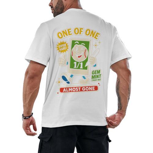 Hobby Trading Card Parody Humor 11 Baseball Cards Collector Premium Men's Back Print T-Shirt - Sportilla