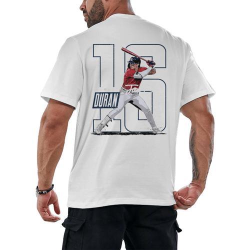 Jarren Duran Boston MLB Baseball Players MLBJDU202M Men's Back Print T-Shirt - Sportilla