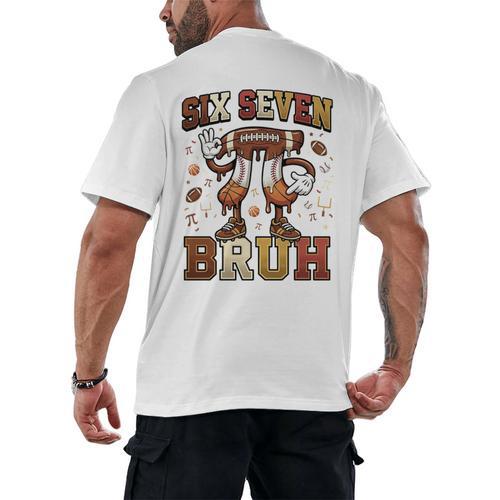 Six Seven 67 Happy Pi Day 314 Football Basketball Baseball Men's Back Print T-Shirt - Sportilla