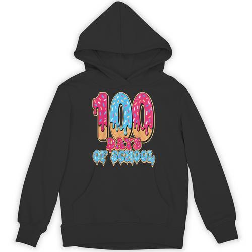 100 Days Of School Baseball Drip 100th Day Of School Unisex Hoodie - Sportilla
