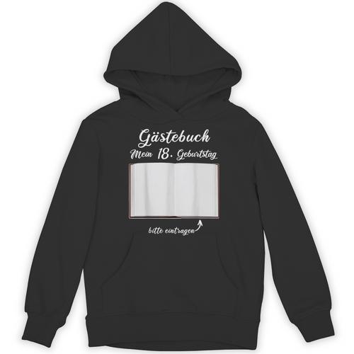 18th Birthday Guestbook Record Hie Party Unisex Hoodie - Bookorys CA