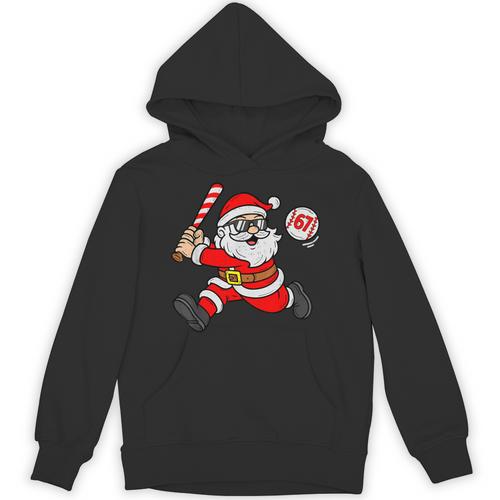 67 Baseball Santa Six Seven Meme Christmas Sport Men Boy Kid Unisex Hoodie - Sportilla