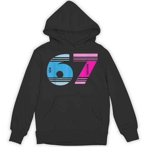 67 Crayon Cool Baseball Crayon 6 7 67 Unisex Hoodie - Sportilla