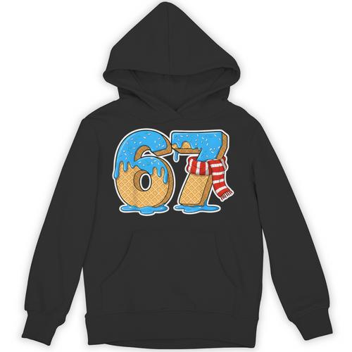 67 Ice Cream Drip Six Seven Baseball Drip 67 Boys Meme Unisex Hoodie - Sportilla