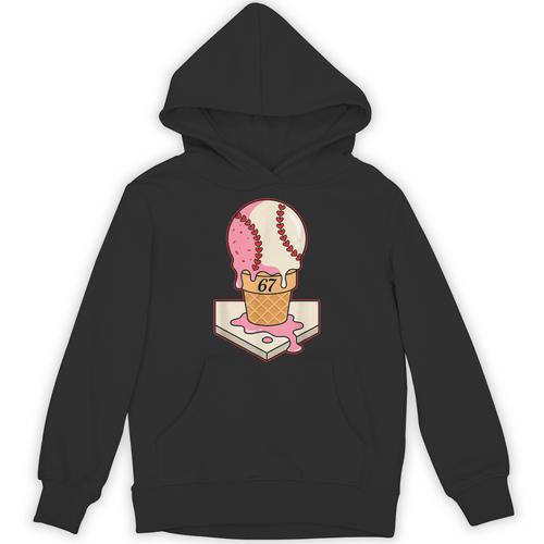 67 Tee Baseball Creamy Dripping Graphic Sixty-Seven Clothes Unisex Hoodie - Sportilla