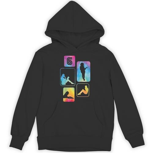 6th Birthday Book Reading Bookworm Book Lover Girls Unisex Hoodie - Bookorys DE