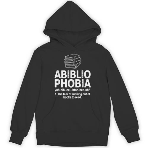 Abibliophobia Reading Fear Of No Books Definition Unisex Hoodie - Bookorys DE