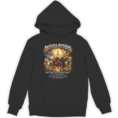 ON Back Book Of Revelation 4 Horsemen Of The Apocalypse Unisex Hoodie - Bookorys