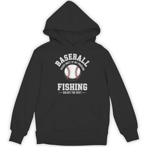 Baseball & Fishing Unisex Hoodie - Sportilla