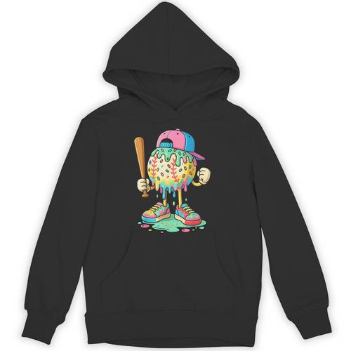 Baseball Drip For Boys Ice Cream Drip Baseball Sport Unisex Hoodie - Sportilla