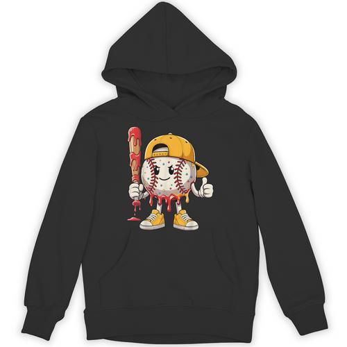 Baseball Drip Baseball Life Style 101 Apparel Youth Unisex Hoodie - Sportilla