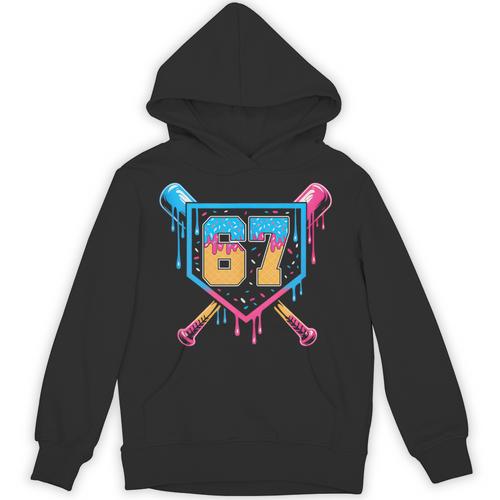 Baseball Drip Number 67 Player Or 67Th Birthday Unisex Hoodie - Sportilla