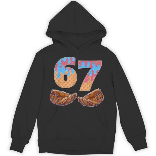 Baseball Drip Number 67 Player Six Seven Meme Unisex Hoodie - Sportilla