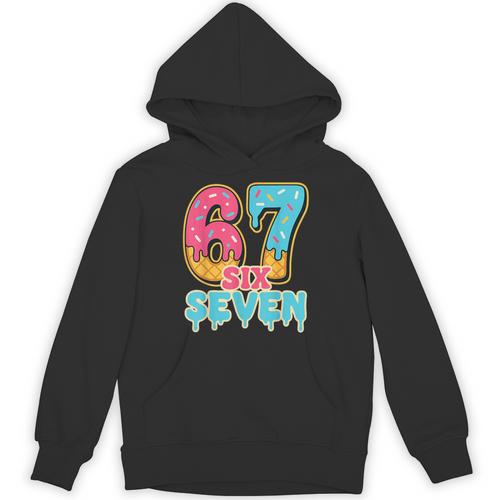 Baseball Drip Number 67 Player Trendy 6 7 Meme Unisex Hoodie - Sportilla