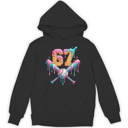 Baseball Drip Number 67 Player Unisex Hoodie - Sportilla