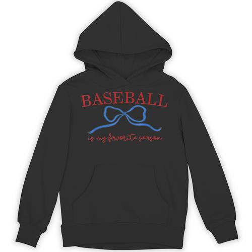 Baseball Is My Favorite Season Shirt Baseball Season Vibes Unisex Hoodie - Sportilla