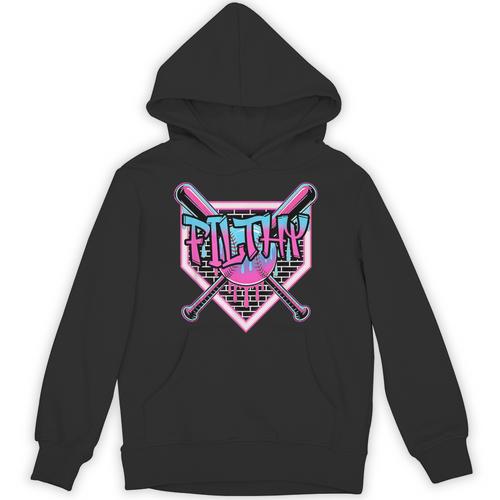 Baseball Ice Cream Drip Pitcher Filthy Unisex Hoodie - Sportilla