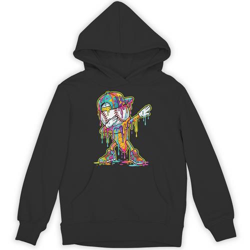 Baseball Ice Cream Dripping Dabbing Baseball Drip Unisex Hoodie - Sportilla