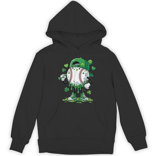 Baseball Icecream Apparel Youth Boy St Patrick's Day Unisex Hoodie - Sportilla