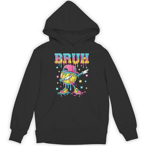 Baseball Life Style Apparel Youth Drip Baseball Boys Kid Unisex Hoodie - Sportilla